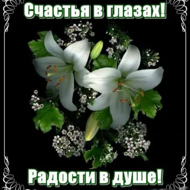 Открытка с пожеланиями Лилии