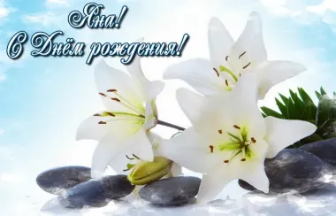 Открытка с пожеланиями Поздравление, красивое пожелание Нежная картинка с днем стильно, прикольно, коротко, своими словами