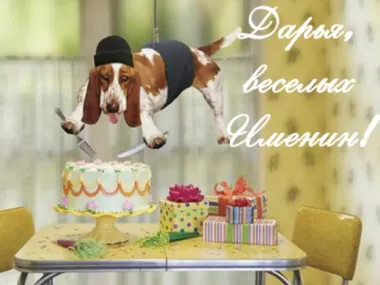 Открытка с пожеланиями Поздравление, красивое пожелание Смешная картинка дарье стильно, прикольно, коротко, своими словами