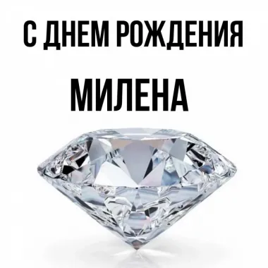 Открытка с пожеланиями Поздравление, красивое пожелание Открытка милена, с стильно, прикольно, коротко, своими словами
