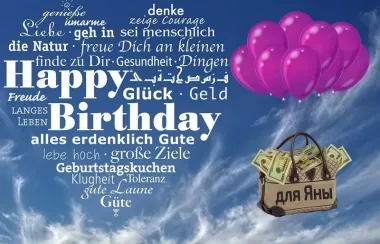 Открытка с пожеланиями Поздравление, красивое пожелание Яркая картинка с поздравлением яны в стильно, прикольно, коротко, своими словами