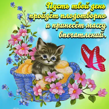 Открытка с пожеланиями Красивые пожелания